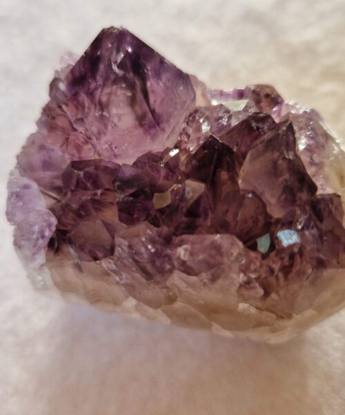 Premium Amethyst Quartz Purple Druzy Side Point 17 Crystal Tower 132g H5.5xW3xD5cm - Image 8