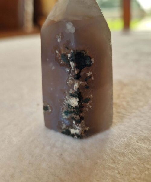 Premium Amethyst Quartz Purple Druzy Side Point 18 Crystal Tower 113g H5xW4xD3cm - Image 8