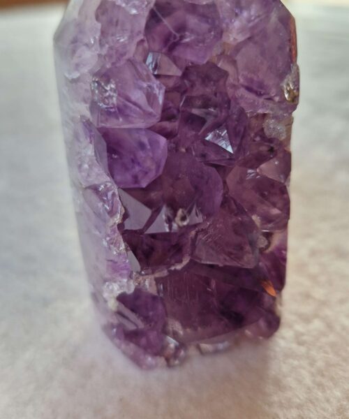 Premium Amethyst Quartz Purple Druzy Side Point 23 Crystal Tower 220g H7.5xW4.5xD4cm - Image 8