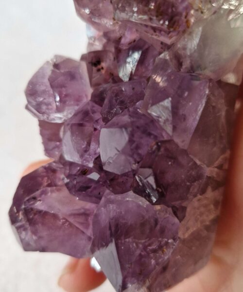 Premium Amethyst Quartz Purple Druzy Side Point 30 Crystal Tower 208g H8xW4xD4.5cm - Image 9