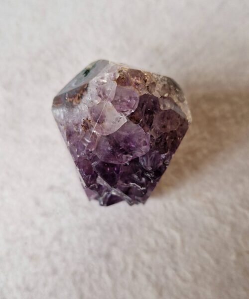 Premium Amethyst Quartz Purple Druzy Side Point 31 Crystal Tower 285g H8xW5.5xD4.5cm - Image 4