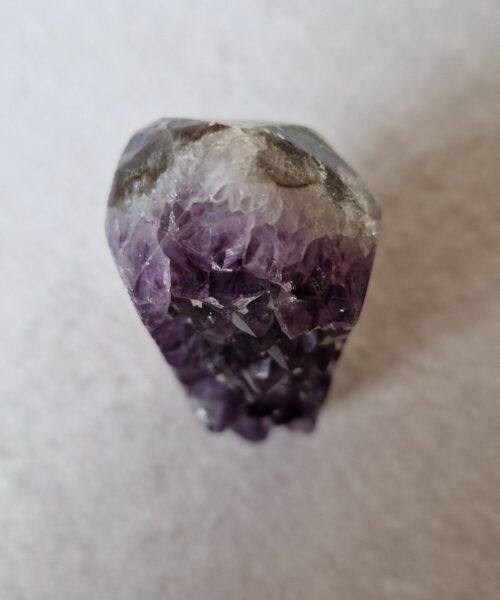 Premium Amethyst Quartz Purple Druzy Side Point 32 Crystal Tower 201g H8.5xW3.5xD3cm - Image 6