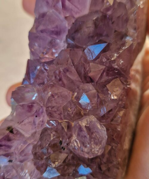 Premium Amethyst Quartz Purple Druzy Side Point 39 Crystal Tower 452g H9.5xW5xD5cm - Image 8