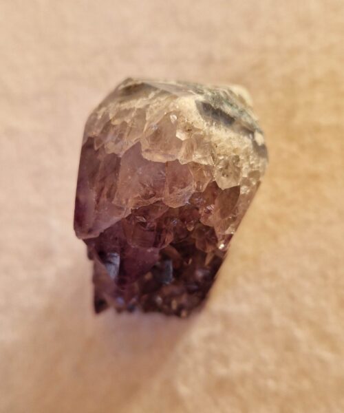 Premium Amethyst Quartz Purple Druzy Side Point 39 Crystal Tower 452g H9.5xW5xD5cm - Image 9