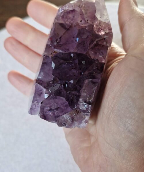 Premium Amethyst Quartz Purple Druzy Side Point 43 Crystal Tower 294g H8.5xW4.5xD4.5cm - Image 5
