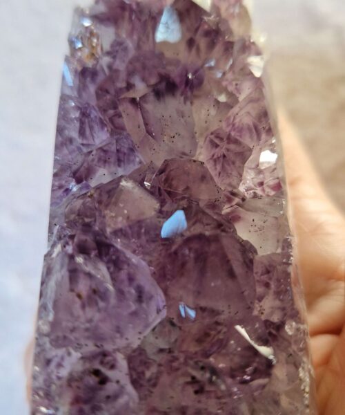 Premium Amethyst Quartz Purple Druzy Side Point 44 Crystal Tower 269g H9xW4xD4cm - Image 4