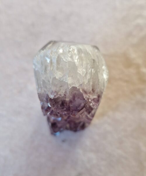 Premium Amethyst Quartz Purple Druzy Side Point 44 Crystal Tower 269g H9xW4xD4cm - Image 9