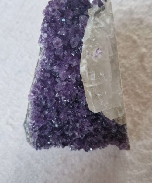 Premium High Grade Amethyst Druzy 342 Mini Geode Cluster Piece Cut Base 952g H12xW10xD11cm - Image 4
