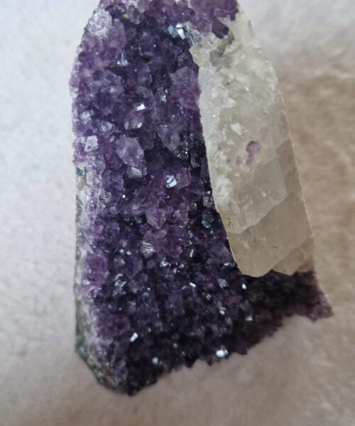 Premium High Grade Amethyst Druzy 342 Mini Geode Cluster Piece Cut Base 952g H12xW10xD11cm - Image 8