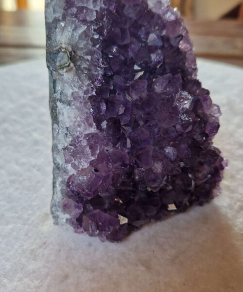 Premium High Grade Amethyst Druzy 368 Mini Geode Cluster Piece Cut Base 788g H11xW9xD8cm - Image 3