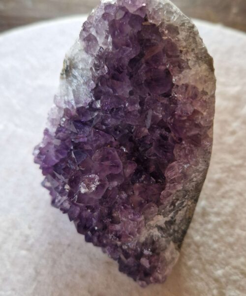 Premium High Grade Amethyst Druzy 368 Mini Geode Cluster Piece Cut Base 788g H11xW9xD8cm - Image 6