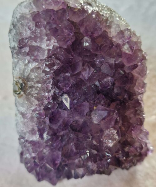Premium High Grade Amethyst Druzy 368 Mini Geode Cluster Piece Cut Base 788g H11xW9xD8cm - Image 9