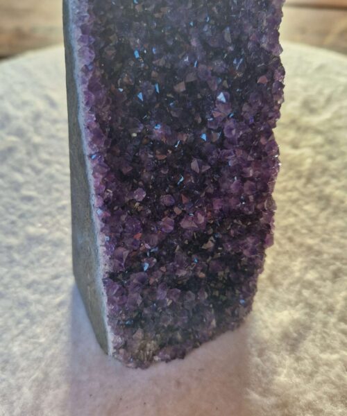 Alternative view of Premium High Grade Amethyst Druzy 370 Mini Geode Cluster Piece Cut Base 746g H12xW7xD7cm