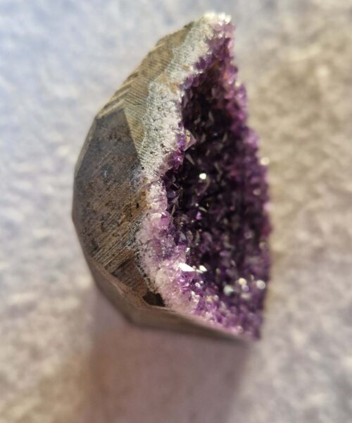Premium High Grade Amethyst Druzy 370 Mini Geode Cluster Piece Cut Base 746g H12xW7xD7cm - Image 4