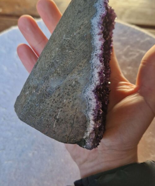 Premium High Grade Amethyst Druzy 370 Mini Geode Cluster Piece Cut Base 746g H12xW7xD7cm - Image 8