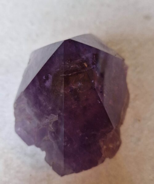 Large Premium Amethyst Quartz Purple 10 Crystal Quartz Point Tower 488g H8.5xW8xD6cm - Image 7