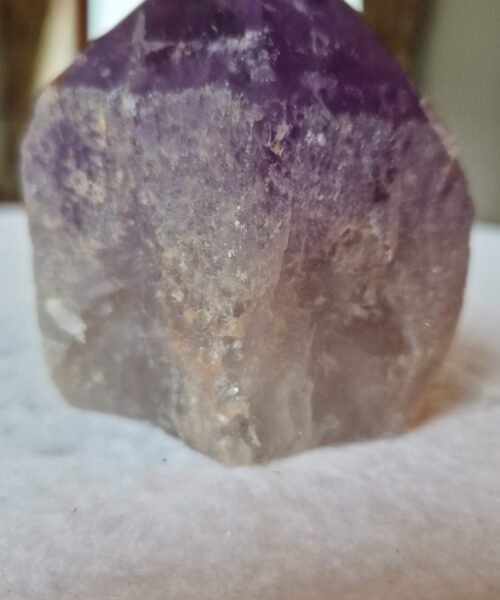 Large Premium Amethyst Quartz Purple 2 Crystal Quartz Point Tower 421g H8xW7xD6cm - Image 3
