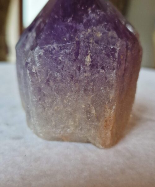 Large Premium Amethyst Quartz Purple 2 Crystal Quartz Point Tower 421g H8xW7xD6cm - Image 5