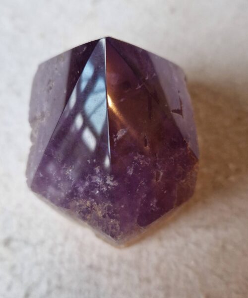 Large Premium Amethyst Quartz Purple 2 Crystal Quartz Point Tower 421g H8xW7xD6cm - Image 6