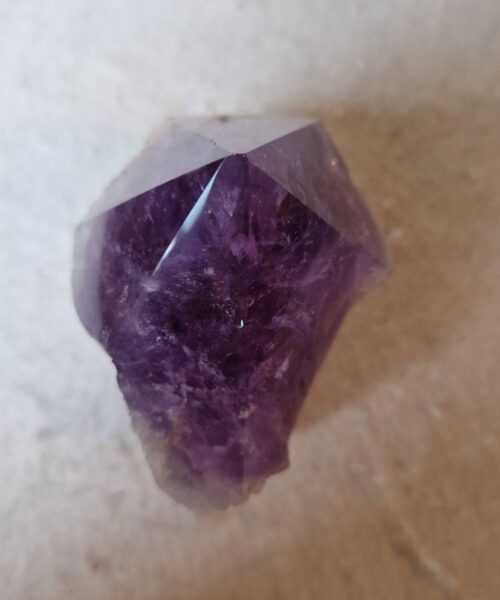 Large Premium Amethyst Quartz Purple 4 Crystal Quartz Point Tower 487g H9.5xW9xD6cm - Image 6