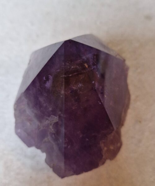 Large Premium Amethyst Quartz Purple 9 Crystal Quartz Point Tower 438g H7xW8.5xD7cm - Image 7