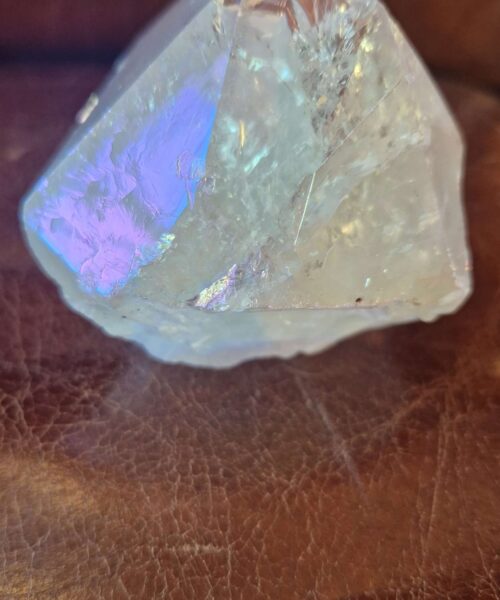 Premium Angel Aura Point 12 Crystal Clear Quartz Tower 466g - H11xW9xD6.5cm - Image 3