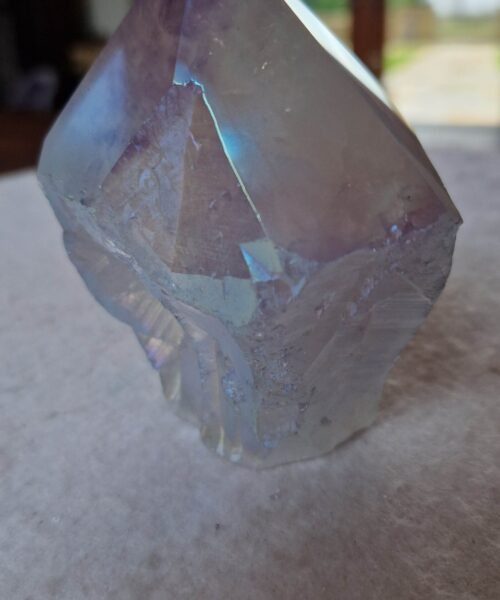 Premium Angel Aura Point 2 Crystal Clear Quartz Tower 337g - H8xW7xD6cm - Image 3