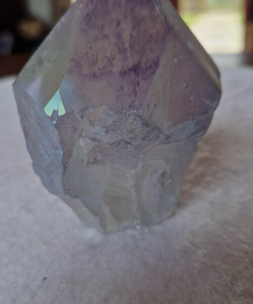 Premium Angel Aura Point 2 Crystal Clear Quartz Tower 337g - H8xW7xD6cm - Image 4