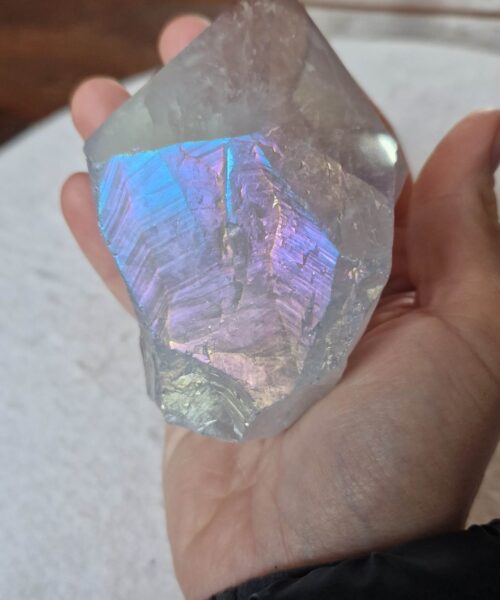 Premium Angel Aura Point 2 Crystal Clear Quartz Tower 337g - H8xW7xD6cm - Image 7