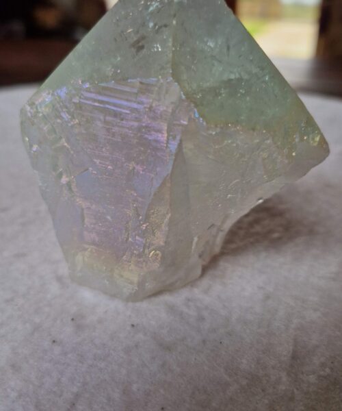 Premium Angel Aura Point 4 Crystal Clear Quartz Tower 333g - H10xW7xD6cm - Image 5