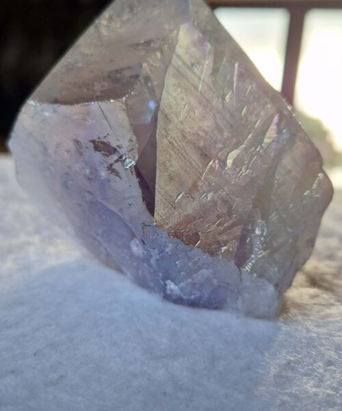 Premium Angel Aura Point 8 Crystal Clear Quartz Tower 409g - H8.5xW8xD5.5cm - Image 4