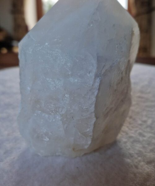 Large Clear Quartz White Crystal 1 Quartz Tower Points Polished Tip Gemstones Natural 1.027g H12xW8xD7cm - Image 4