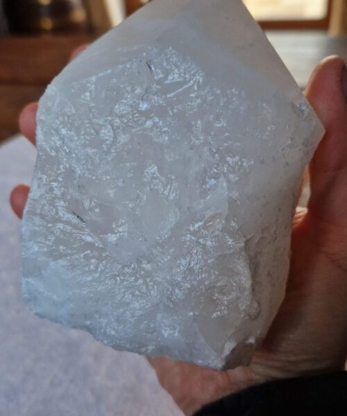 Large Clear Quartz White Crystal 1 Quartz Tower Points Polished Tip Gemstones Natural 1.027g H12xW8xD7cm - Image 5