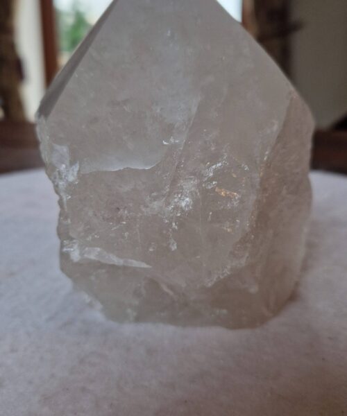 Large Clear Quartz White Crystal 10 Quartz Tower Points Polished Tip Gemstones Natural 1.302g H12xW9.5xD9.5cm - Image 4