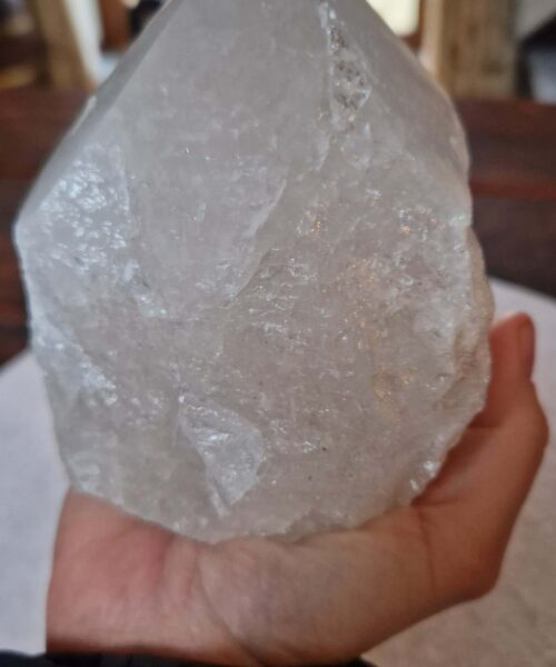 Large Clear Quartz White Crystal 10 Quartz Tower Points Polished Tip Gemstones Natural 1.302g H12xW9.5xD9.5cm - Image 8