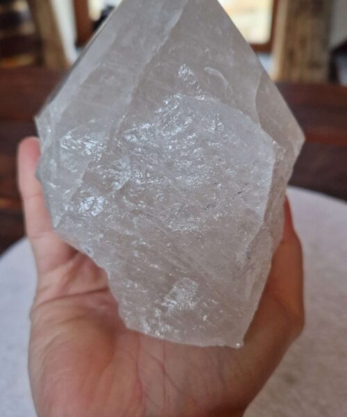 Large Clear Quartz White Crystal 10 Quartz Tower Points Polished Tip Gemstones Natural 1.302g H12xW9.5xD9.5cm - Image 9