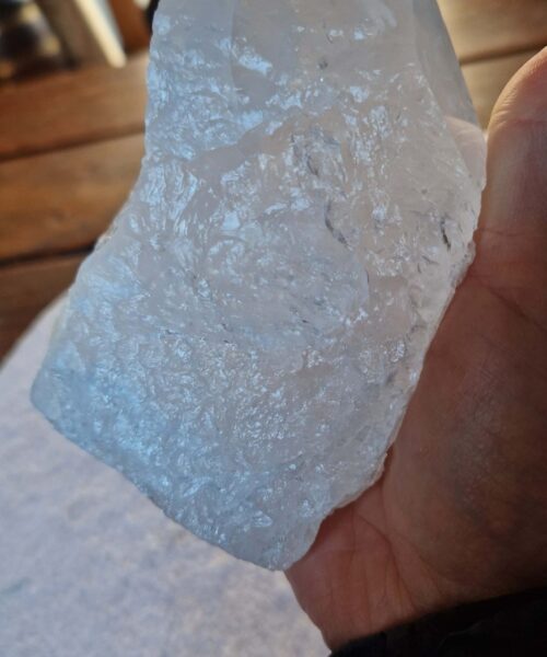 Large Clear Quartz White Crystal 2 Quartz Tower Points Polished Tip Gemstones Natural 972g H13xW9.5xD8cm - Image 6