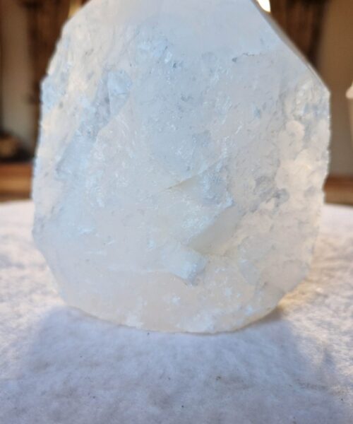 Large Clear Quartz White Crystal 2 Quartz Tower Points Polished Tip Gemstones Natural 972g H13xW9.5xD8cm - Image 8
