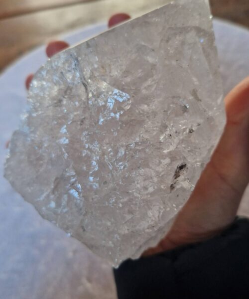 Large Clear Quartz White Crystal 3 Quartz Tower Points Polished Tip Gemstones Natural 1.349g H13xW9xD9cm - Image 7
