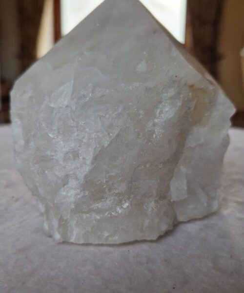 Large Clear Quartz White Crystal 4 Quartz Tower Points Polished Tip Gemstones Natural 1.083g H10.5xW10.5xD8cm - Image 4