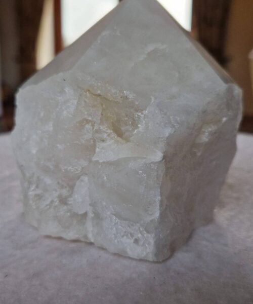 Large Clear Quartz White Crystal 4 Quartz Tower Points Polished Tip Gemstones Natural 1.083g H10.5xW10.5xD8cm - Image 5