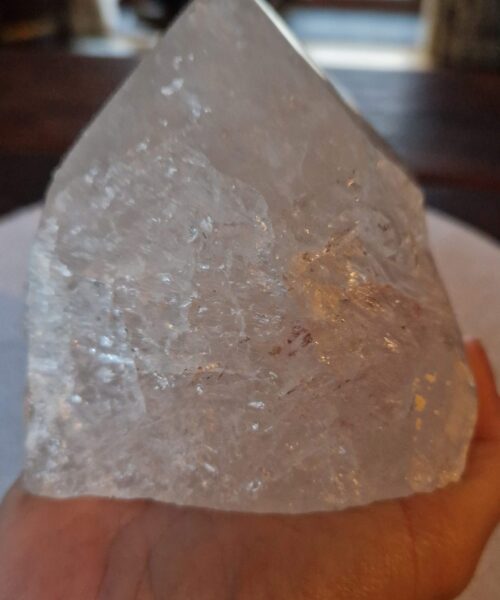 Large Clear Quartz White Crystal 5 Quartz Tower Points Polished Tip Gemstones Natural 1.289g H11xW10xD9.5cm - Image 7