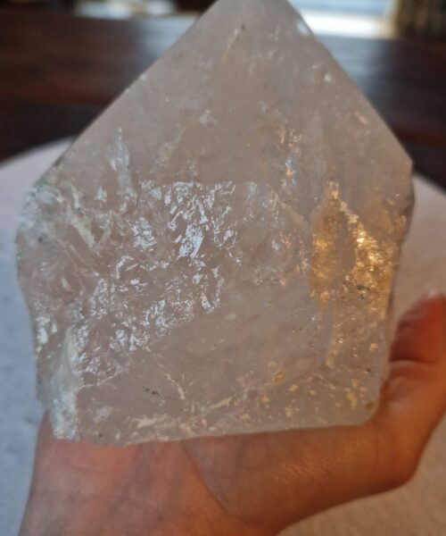 Large Clear Quartz White Crystal 5 Quartz Tower Points Polished Tip Gemstones Natural 1.289g H11xW10xD9.5cm - Image 8