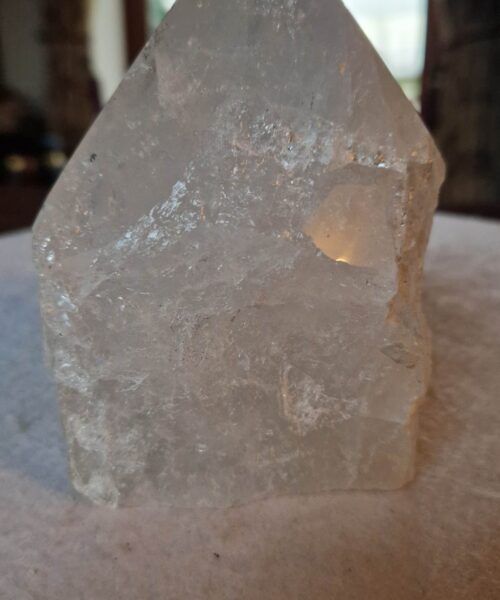 Large Clear Quartz White Crystal 7 Quartz Tower Points Polished Tip Gemstones Natural 1.321g H13xW9xD7.5cm - Image 3