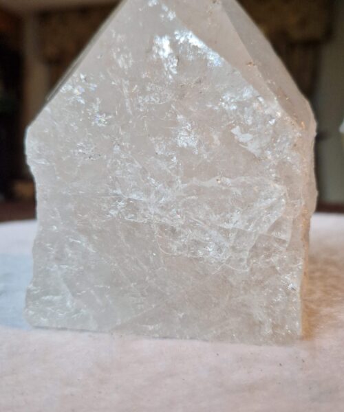 Large Clear Quartz White Crystal 7 Quartz Tower Points Polished Tip Gemstones Natural 1.321g H13xW9xD7.5cm - Image 9