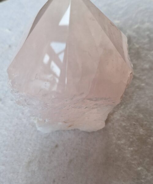 Large Rose Quartz Pink Crystal 2 Quartz Tower Points Polished Tip Gemstones Natural 991g H13.5xW8xD5.5cm - Image 5