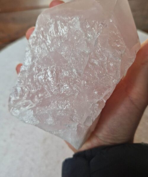 Large Rose Quartz Pink Crystal 2 Quartz Tower Points Polished Tip Gemstones Natural 991g H13.5xW8xD5.5cm - Image 8