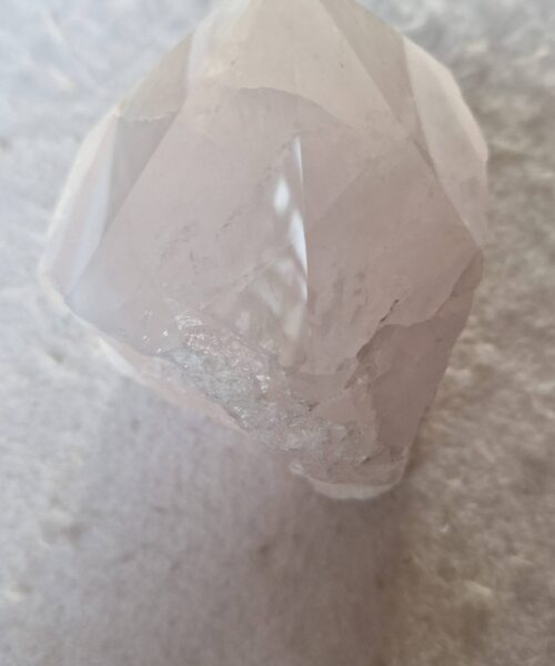 Large Rose Quartz Pink Crystal 3 Quartz Tower Points Polished Tip Gemstones Natural 1.167g H12xW9xD8cm - Image 6