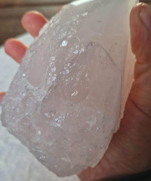 Large Rose Quartz Pink Crystal 5 Quartz Tower Points Polished Tip Gemstones Natural 834g H11xW10.5xD8cm - Image 7