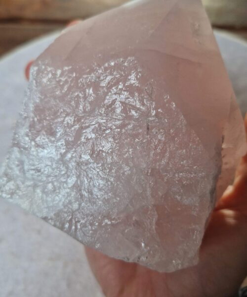 Large Rose Quartz Pink Crystal 6 Quartz Tower Points Polished Tip Gemstones Natural 1.089g H12xW9.5xD7cm - Image 6